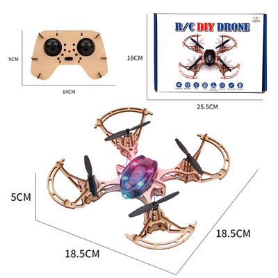 2.4g リモコン用クワッドコプターセット ベメイ トイ 木製組立 教育用Rcドローンキット