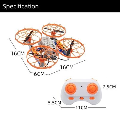 360度フリップ機能のビルディングブロック組立とダブル形ドローン