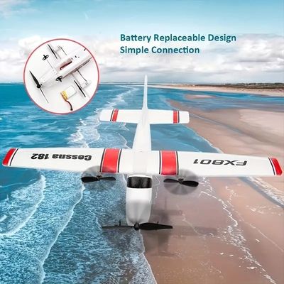 Fx-801 Rc 飛行機 Epp 泡グライダー 飛行機 ジロ 2.4g 2ch Rtf リモコン制御 翼幅 白いスタイル EPP 航空機