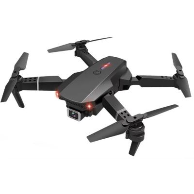 折りたたみ可能なUAVクワッドコプター エアロスコープ ヘリコプターカメラ HUGTEC E88 PRO HD FPV ドローン バッテリー 3.7V 1800MAH 黒グレー
