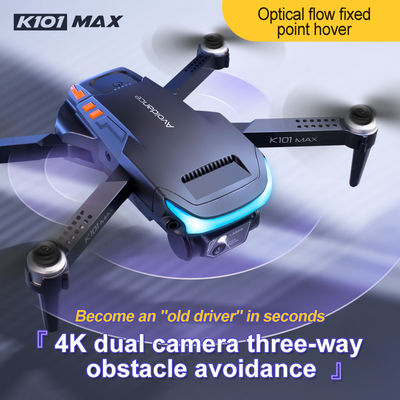 K101 マックス障害物回避 光学流位定位 4k Hd ダブル折りたたみ可能な四駆機 玩具 ドローン Vs E88 E58 カメラ ミニ ドローン