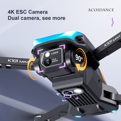初心者操作者技能レベル K101 マックス ドローン 4k カメラとGGPS ミニ トイ ドローン 最大飛行時間18-25分