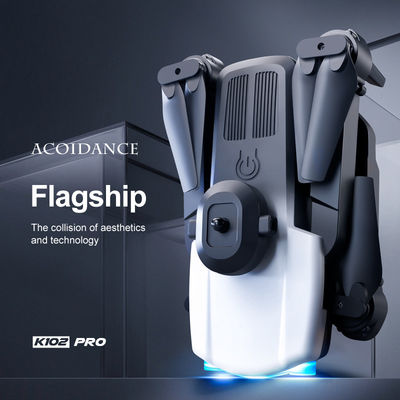 HD航空写真 クワドコプター K102 PRO ミニ障害物回避ドローン WIFI FPV 双カメラ折りたたみ可能なRC航空機