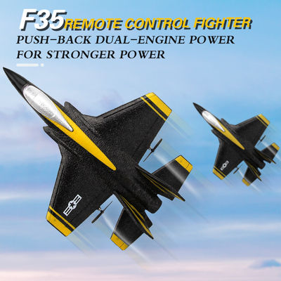2.4G 2CH Fx635 固定翼 EPP スフォーム RC スライダー 飛行機 F35 RTF リモコン制御 飛行機 モデル AA*2 コントローラー バッテリー