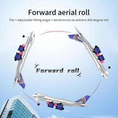電動 RC 航空機 A380 747 モード 飛行が簡単 スタントロール 2.4GHz リモコン制御滑翔機 バッテリーが含まれています
