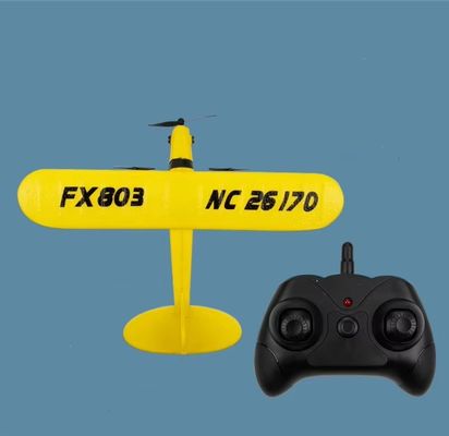 スーパーグライダー Fx803 2.4g パイパー J3 Cub Rc 航空機 Nc26170 Epp 固定翼機 飛行時間が長く安定した飛行