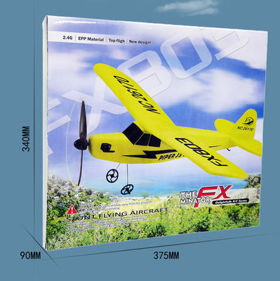 スーパーグライダー Fx803 2.4g パイパー J3 Cub Rc 航空機 Nc26170 Epp 固定翼機 飛行時間が長く安定した飛行