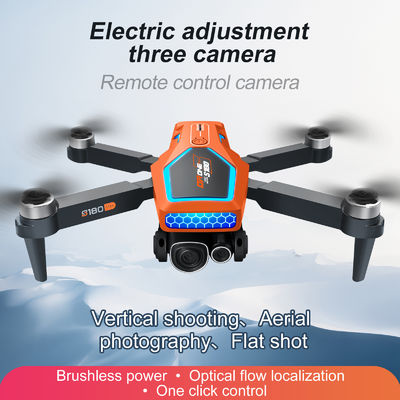 S180 Rc ブラシレスドローン Hd 電動調整 空中写真 Wifi 光学流 4軸 航空機障害物回避 初心者向け
