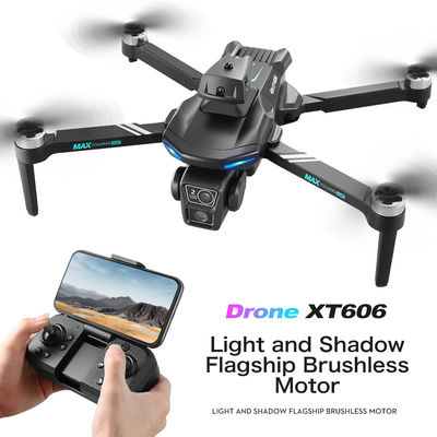 ドローンタイプ Xt606 空中航空機 2.4g Wifi Fpv リアルタイムトランスミッション ブラシレスモーター ドローン 4k Pro 100m アプリ制御 1 キーの離陸着陸