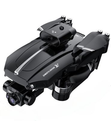 BLACK HUGTEC W21 ドローンのカスタマイズ可能なカメラ設定とワンタッチビデオ記録 最大飛行時間10〜20分