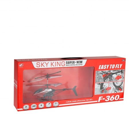 F360 2.4Ghz アンチインターフェランス ヘリコプター 初心者からプロ ヘリコプター ミニチュア 空中玩具 6*AA コントローラー バッテリー