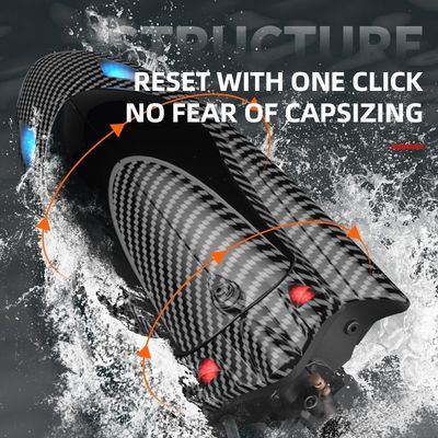 8歳から13歳 範囲 Rc リモコン スピードボート 高速40km/h ジェットボート LEDライト 転覆回復 2.4g 大人と子供