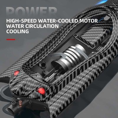 組立状態 動作準備速さ トルボジェット リモコンボート 左と右を曲がる機能