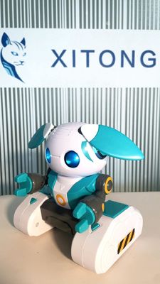 教育用ロボット HUGTEC S024 玩具ロボット リモコン制御 ジェスチャー STEM 3 プラスチック音楽 ライト機能 ユニセックス用の自動