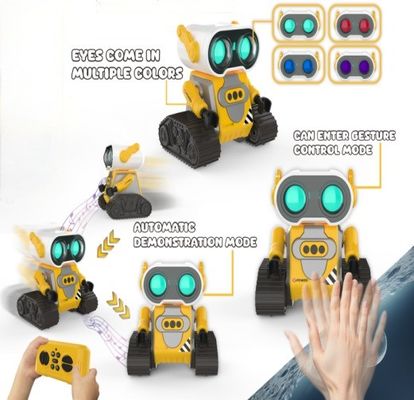 HUGTEC S023 GESTURE コントロールモード ロボット玩具 STEM ロボット360回転 キッズ スマート 教育タブレット 教育ABSプラスチック