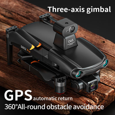 S808 無人機 360障害物回避 ブラシなし 3軸アイス 抗震 Ptz 8k 超清晰航空写真 GPS Rc 航空機