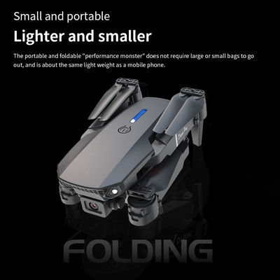 プロポータブルドローン E88 Pro 双カメラ 4k 8k Wifi Fpv クアッドコプター 3.7V 1800mAH リチウムバッテリー容量