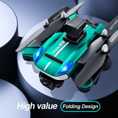 アルミニウム合金 2024 K8 ドローン 双カメラ 4軸折りたたみの航空機 障害物回避と RC ヘリコプター ドロン 8k Pro