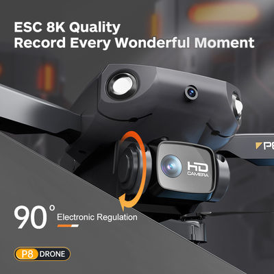 コントロールタイプP8 ドローン デュアルエスク 4k HDカメラ 折りたたむ Rc リモコン  квадコプター 写真 Wifi Fpv ミニ ドローン ボーイ ギフト 玩具 Vs F189