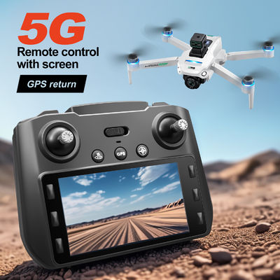 プラスチック S159 5g Wifi Fpv GPS クワッドコプター ドローン 4khd ダブルカメラ 25分 耐久性 障害物回避 LED 大画面 リモコン Rc ドローン
