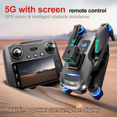 プラスチック S159 5g Wifi Fpv GPS クワッドコプター ドローン 4khd ダブルカメラ 25分 耐久性 障害物回避 LED 大画面 リモコン Rc ドローン