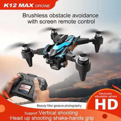 初心者向け ドローン K12 ブラシレス ドローン 電動 3 カメラ 4k ドローン 赤外線障害物回避 ドローン 光学流量 クアドコプター 大人のためのおもちゃ