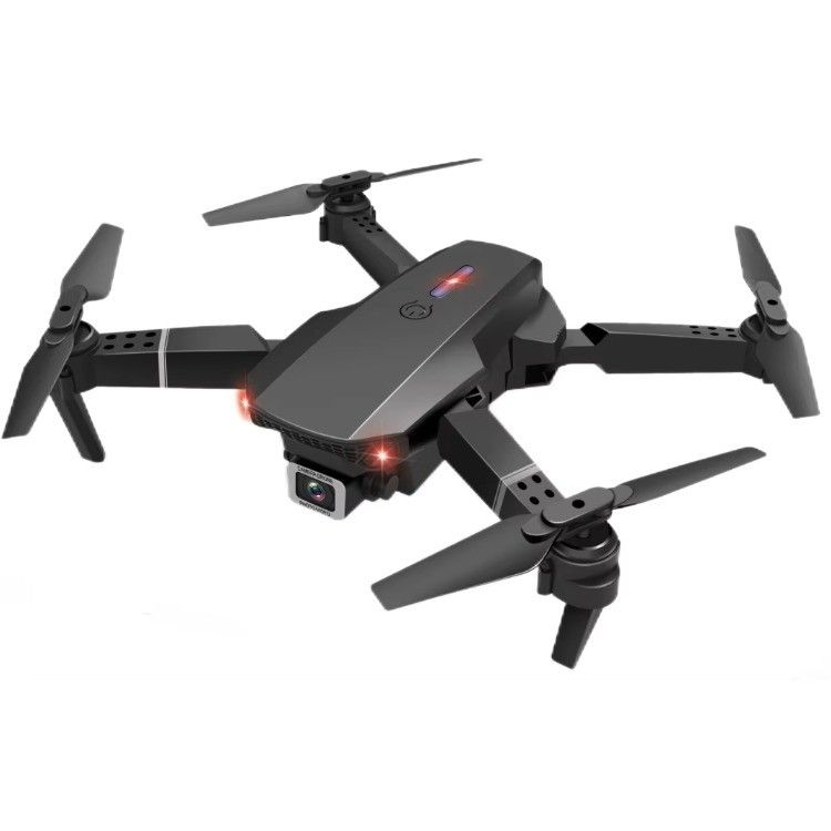折りたたみ可能なUAVクワッドコプター エアロスコープ ヘリコプターカメラ HUGTEC E88 PRO HD FPV ドローン バッテリー 3.7V 1800MAH 黒グレー