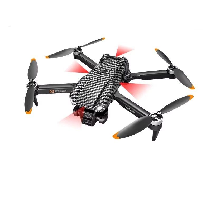 初心者操作者技能レベル 障害物回避とトリプルカメラD3 Pro 4kブラシレスモーター付きの携帯型RCドローン