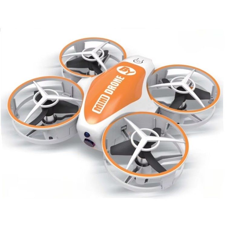 ミニリモート制御玩具機 360回転とLEDライト 組み立て状態 準備済み X11 オレンジ