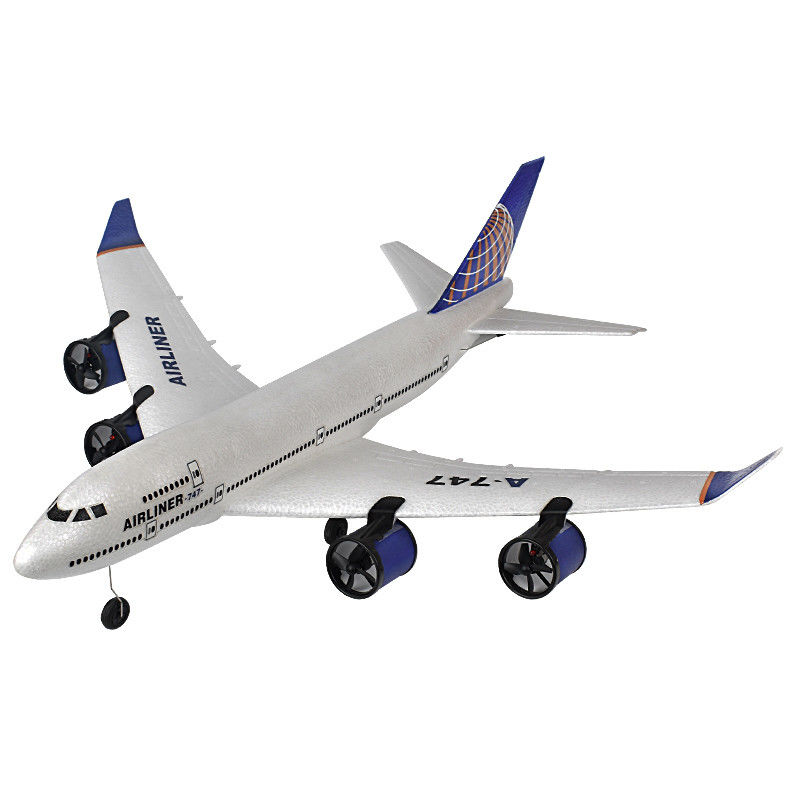 電動 RC 航空機 A380 747 モード 飛行が簡単 スタントロール 2.4GHz リモコン制御滑翔機 バッテリーが含まれています
