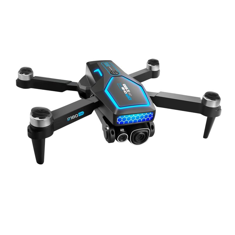 S180 Rc ブラシレスドローン Hd 電動調整 空中写真 Wifi 光学流 4軸 航空機障害物回避 初心者向け