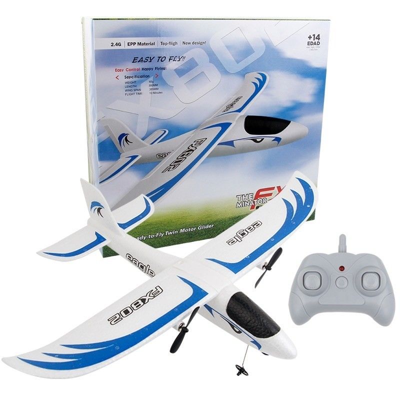 泡を投げる飛行機 飛行機のおもちゃ Fx802 RC 鷹 自動バランスと抗衝突機能を持つ滑翔機