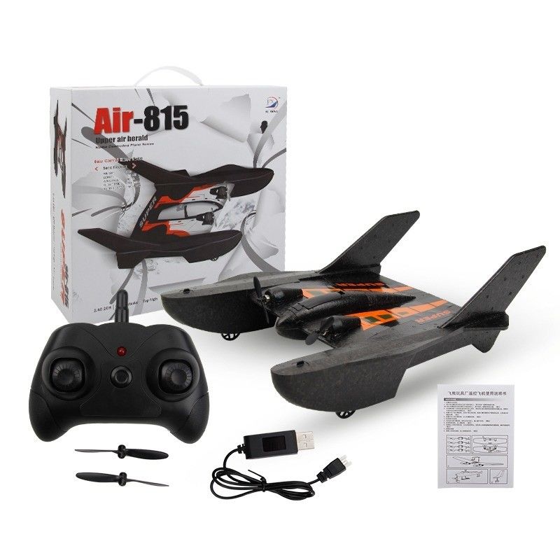 組立状態 準備済み Rc 空母 Rc 泡面飛行機 黒 泡面 飛行玩具 2024 子供 大人 遠隔 ほか
