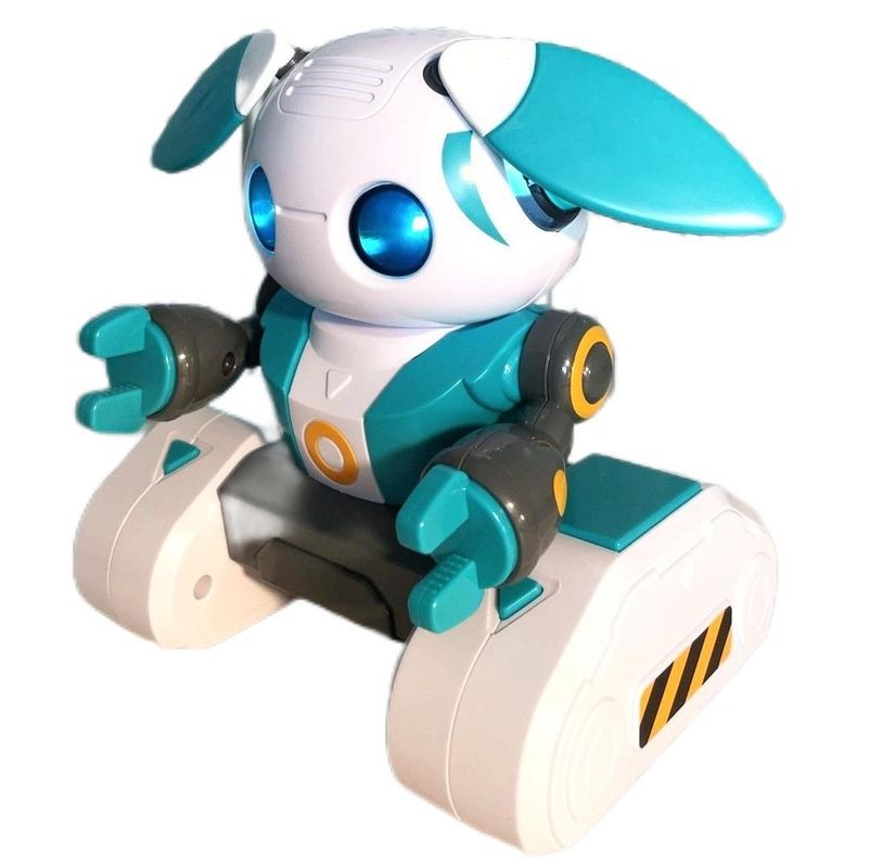 教育用ロボット HUGTEC S024 玩具ロボット リモコン制御 ジェスチャー STEM 3 プラスチック音楽 ライト機能 ユニセックス用の自動
