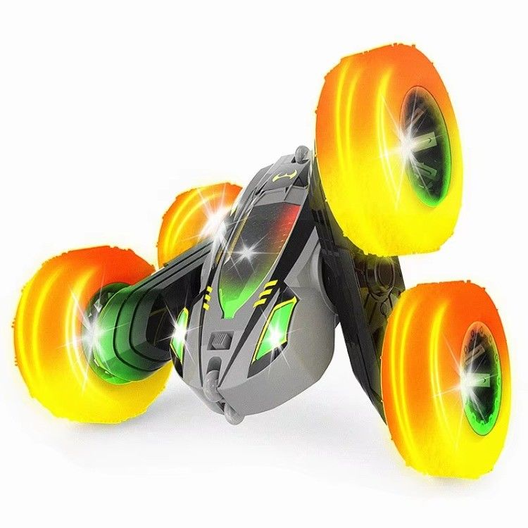 組立状態 準備済み 高速リモコン タンブリング スタントカー 双面色デザイン