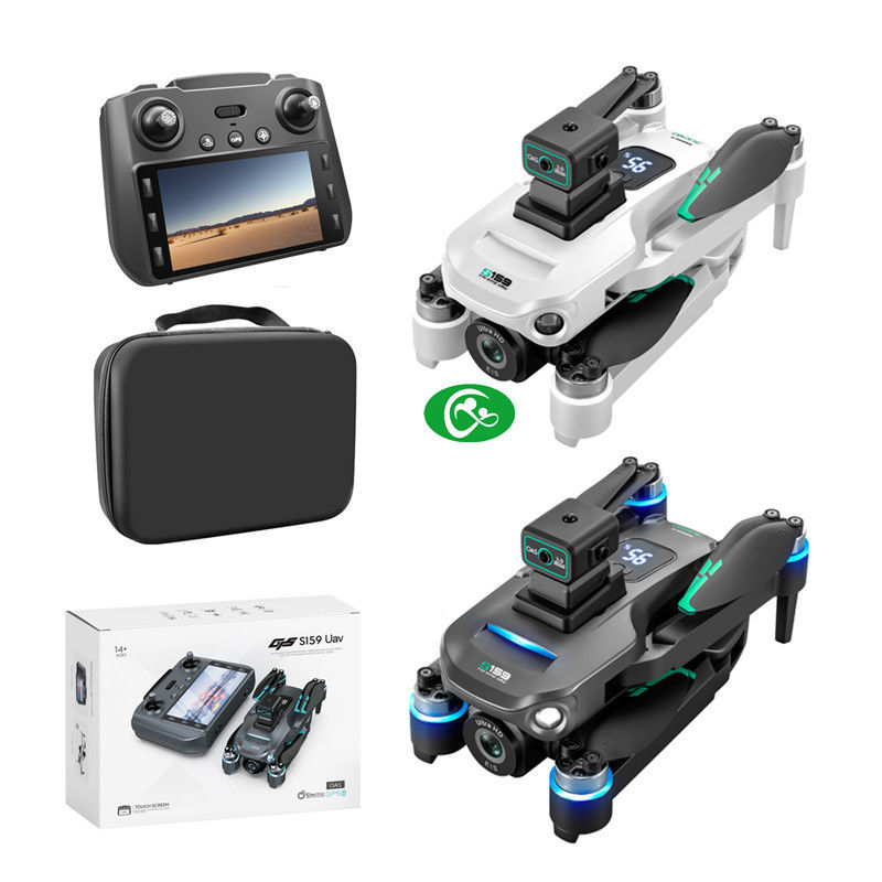 S159 Gps リモコン ディスプレイ 画面 プロカメラ ブラシレス ドローン トイ ドローン Rc プラスチックと720Pカメラ